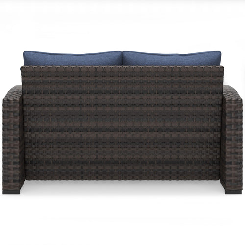 Windglow Loveseat w/2 Throw Pillows