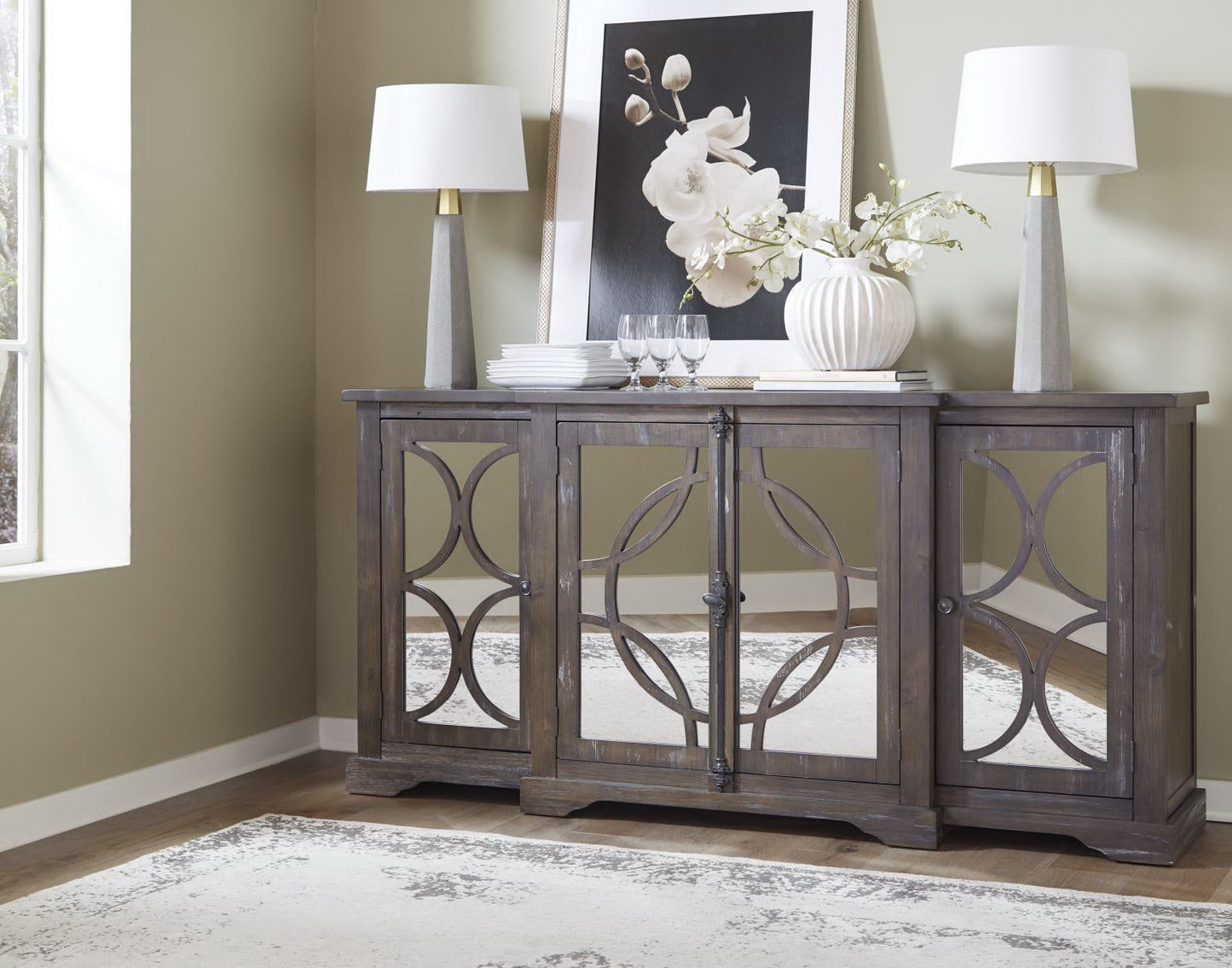 Console 79in Taupe Console