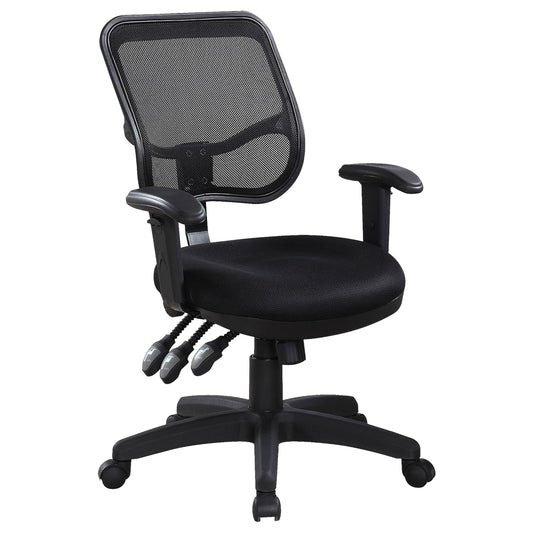 Rollo AdjusTable Height Office Chair Black