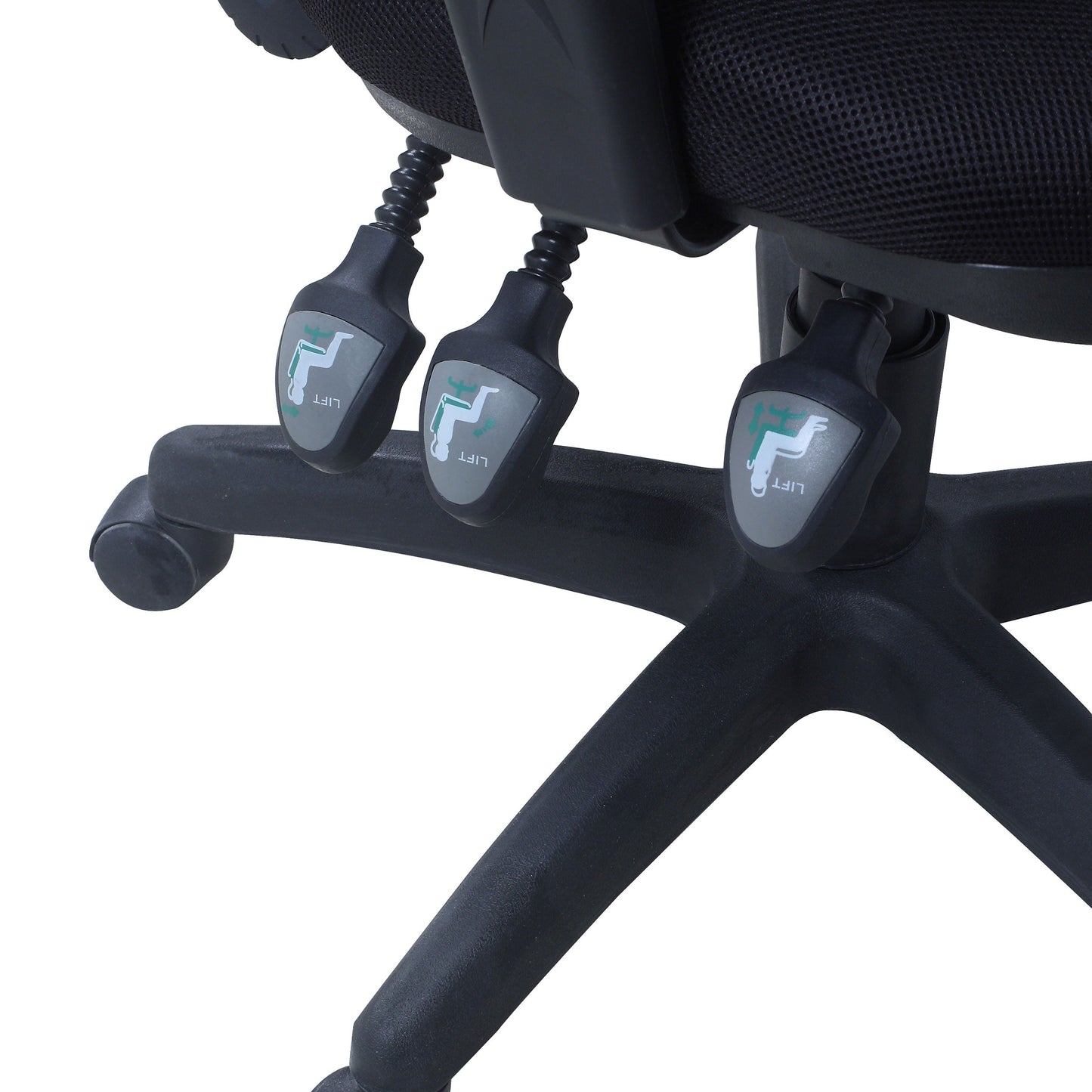 Rollo AdjusTable Height Office Chair Black
