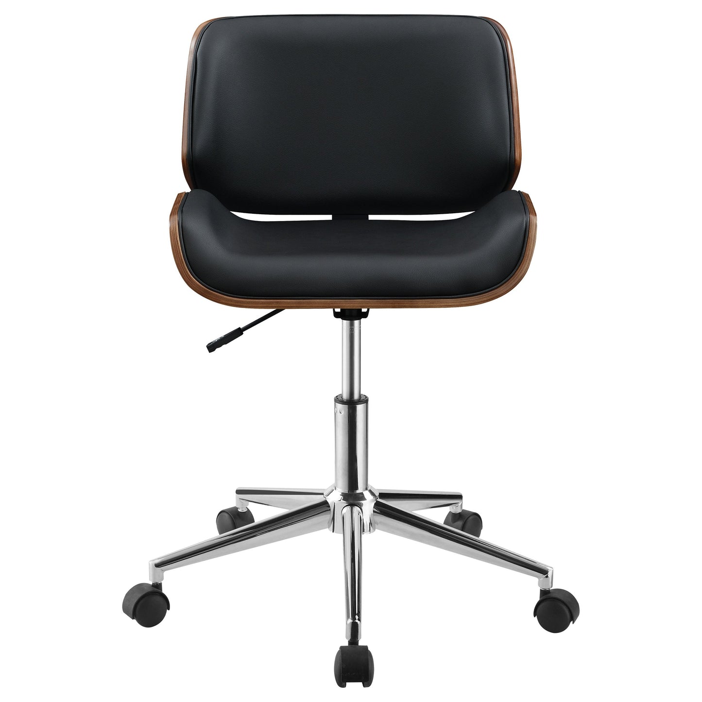 Addington AdjusTable Height Office Chair Black and Chrome