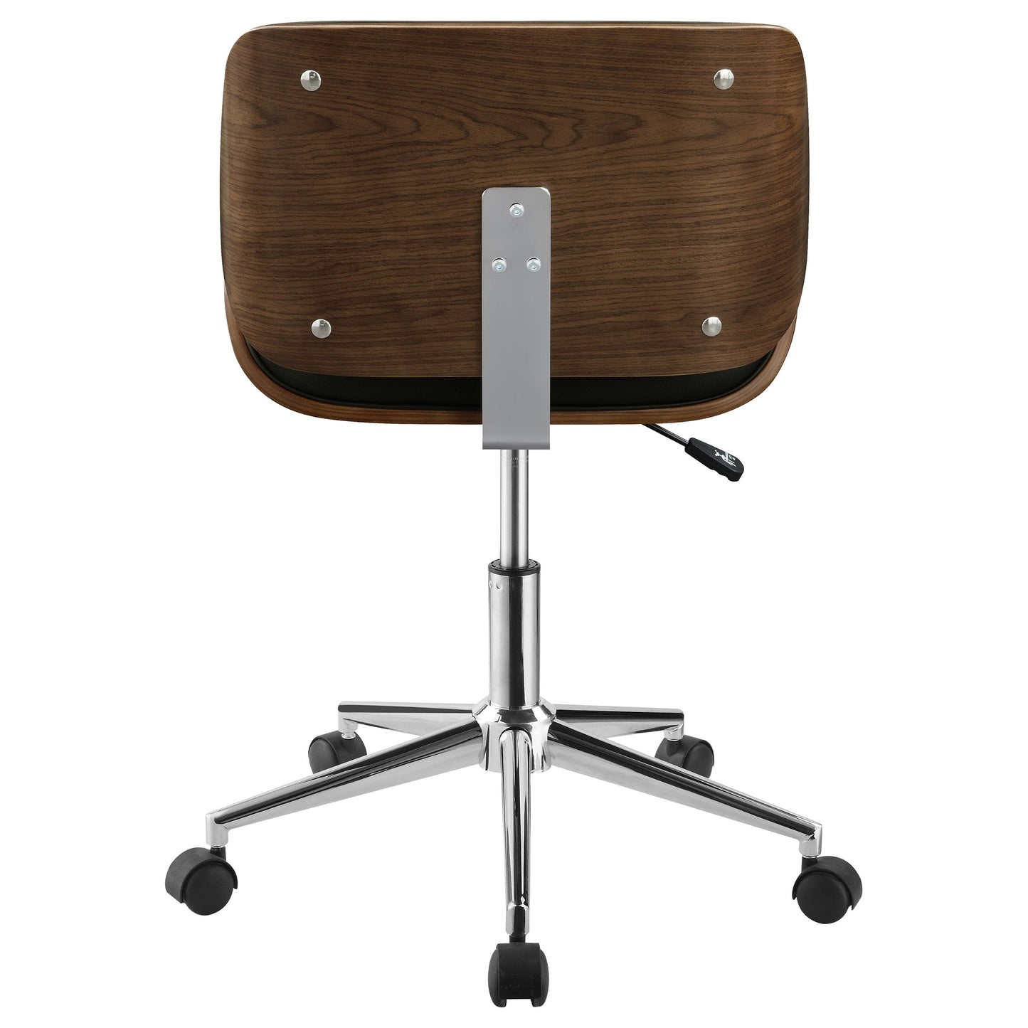 Addington AdjusTable Height Office Chair Black and Chrome