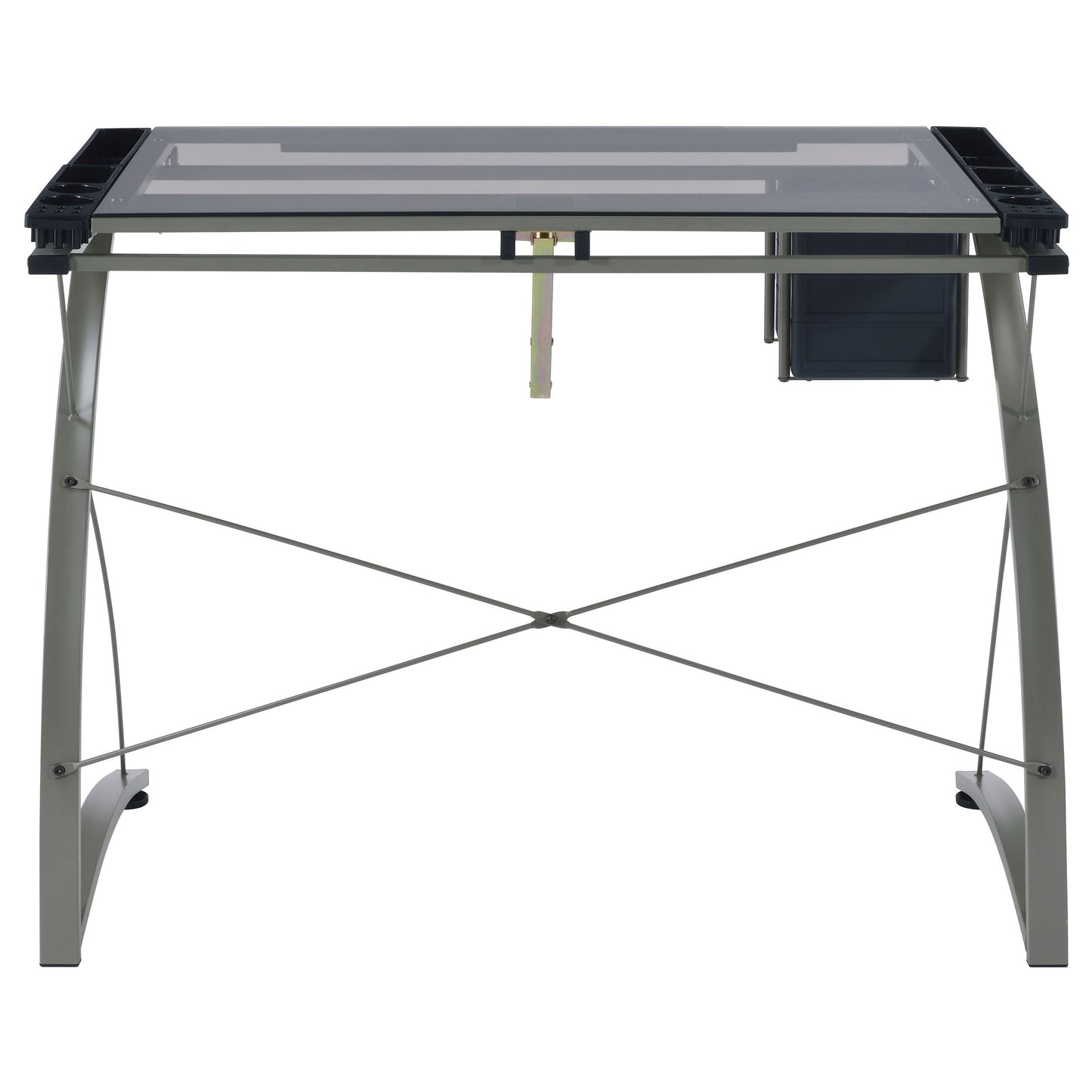 Melo 3-Drawer Drafting Desk Champagne