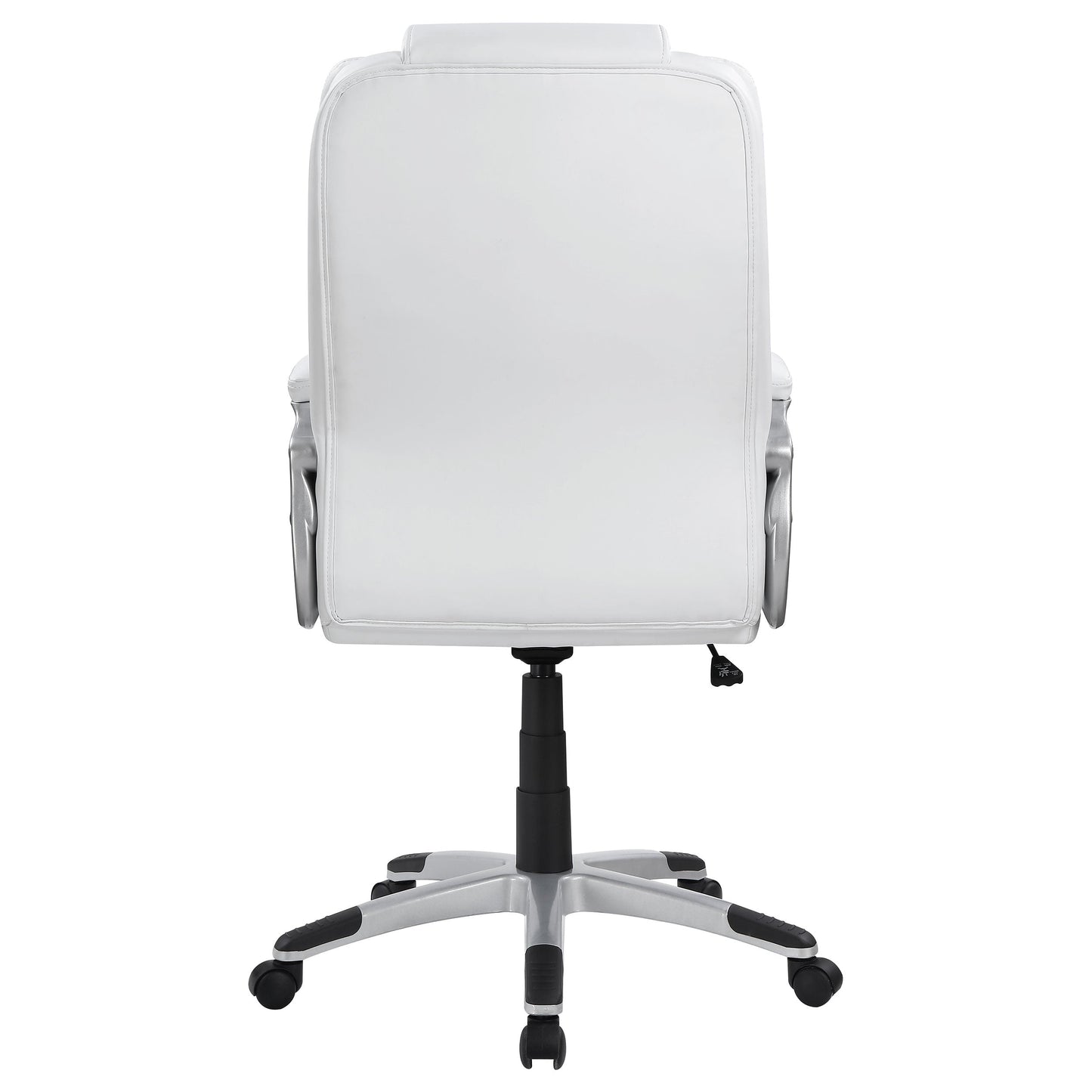 Kaffir AdjusTable Height Office Chair White and Silver