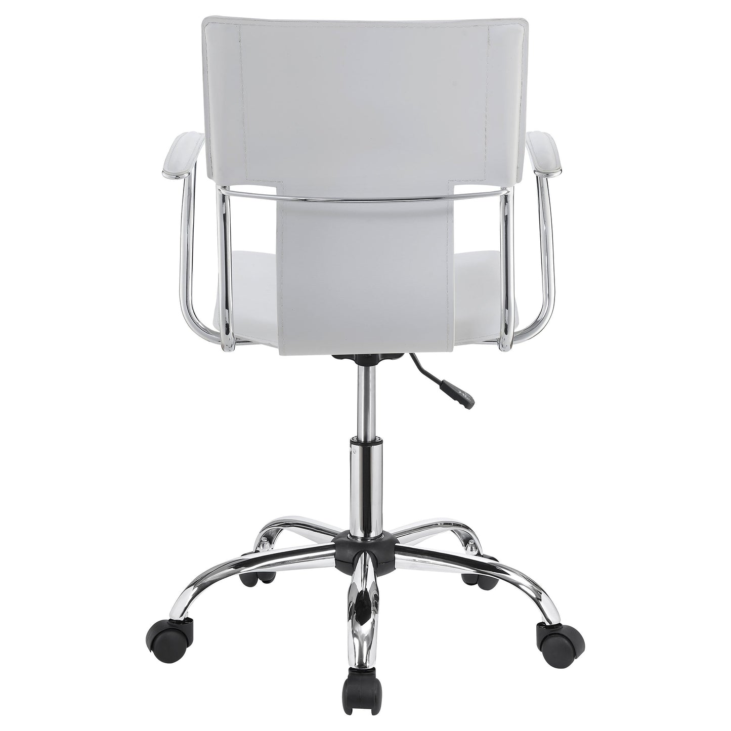 Himari AdjusTable Height Office Chair White and Chrome