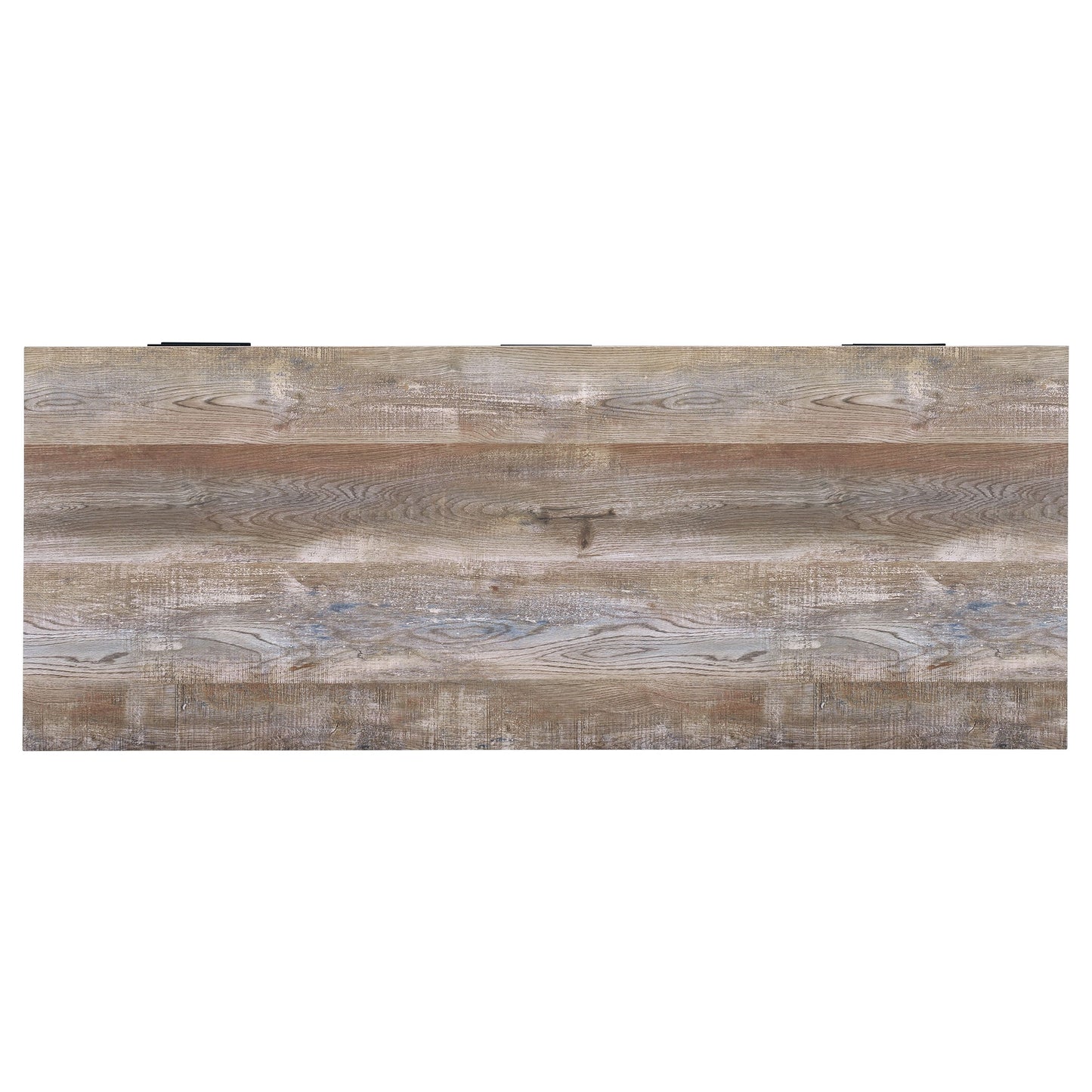 Samson 4-drawer Office Desk Weathered Oak