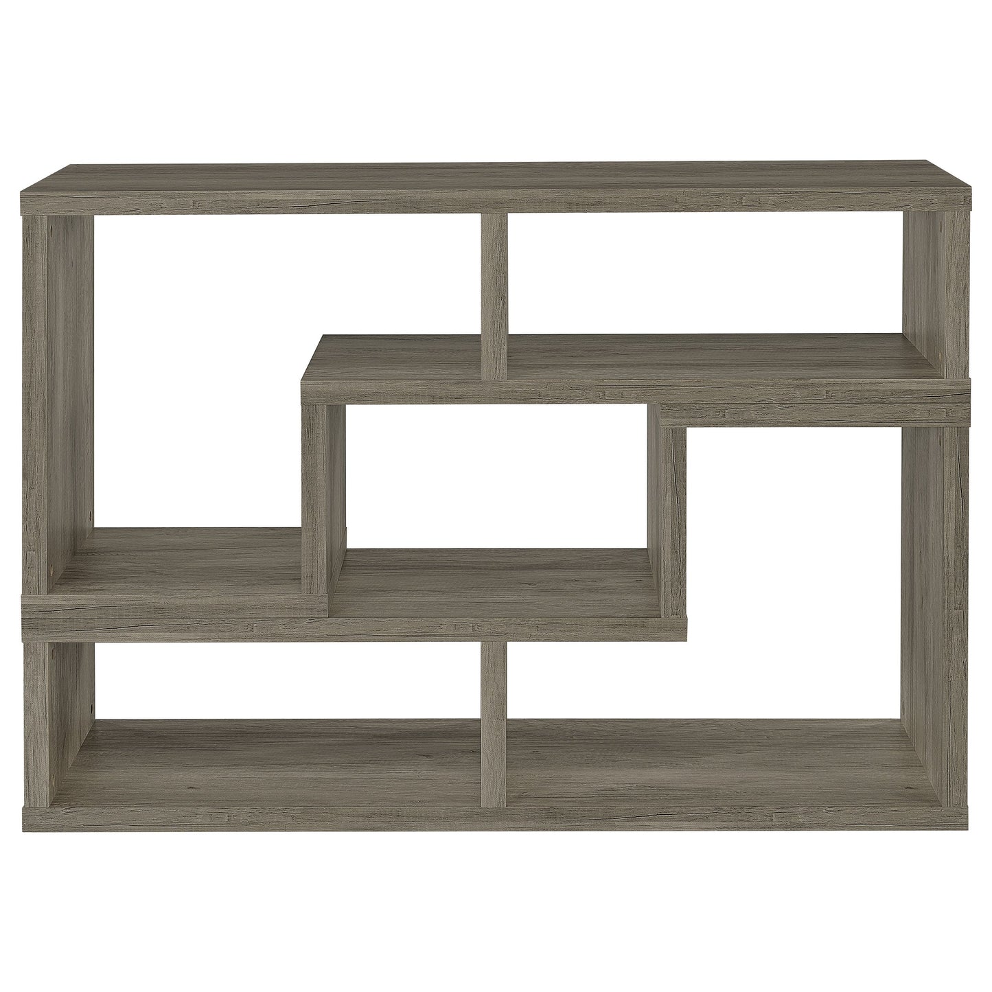 Velma ConverTable Bookcase and TV Console Grey Driftwood