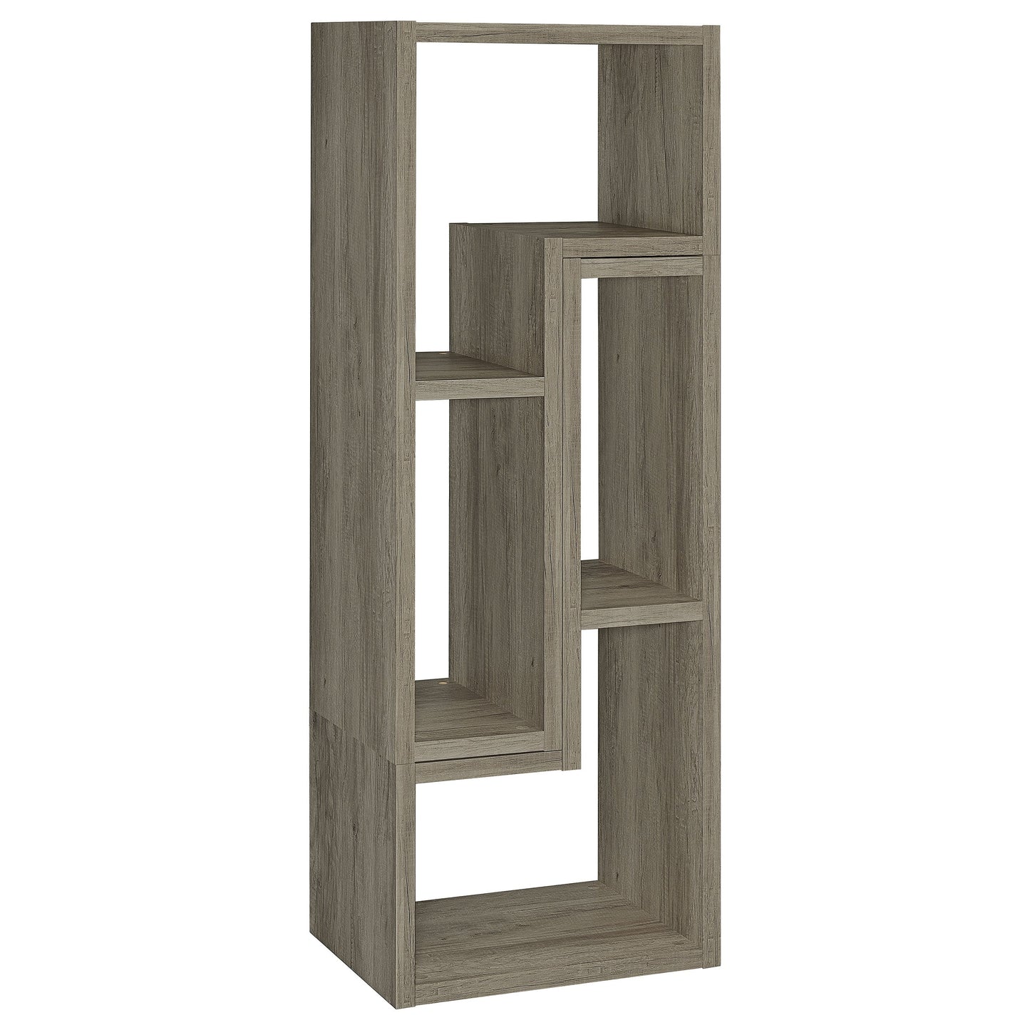 Velma ConverTable Bookcase and TV Console Grey Driftwood
