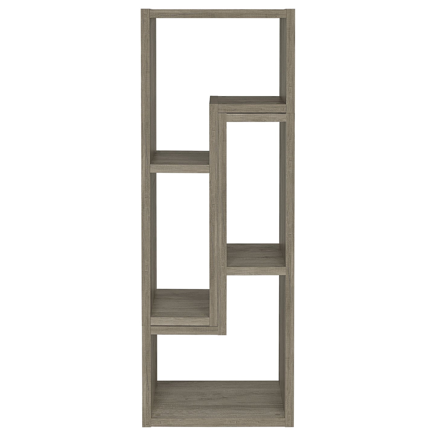 Velma ConverTable Bookcase and TV Console Grey Driftwood