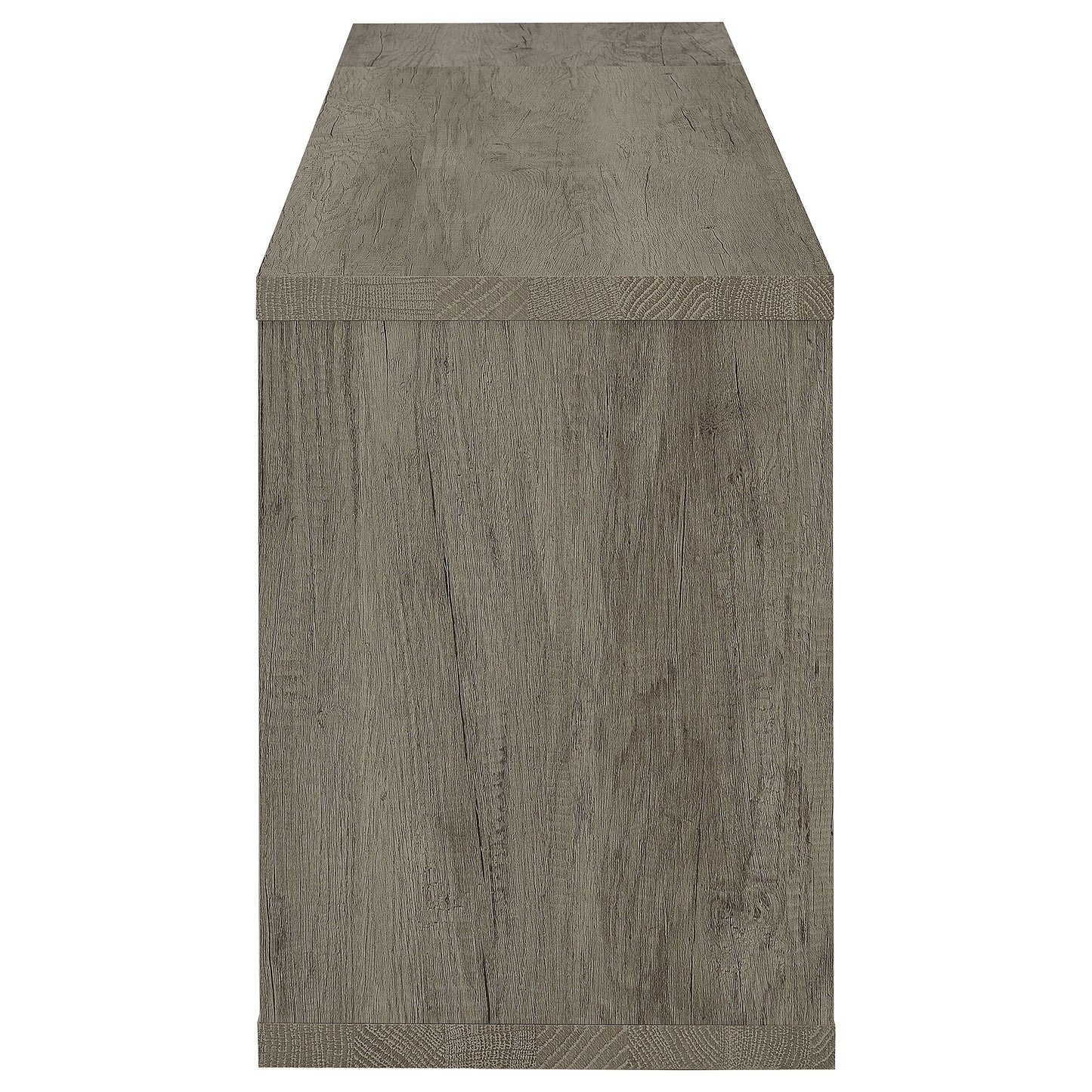 Velma ConverTable Bookcase and TV Console Grey Driftwood