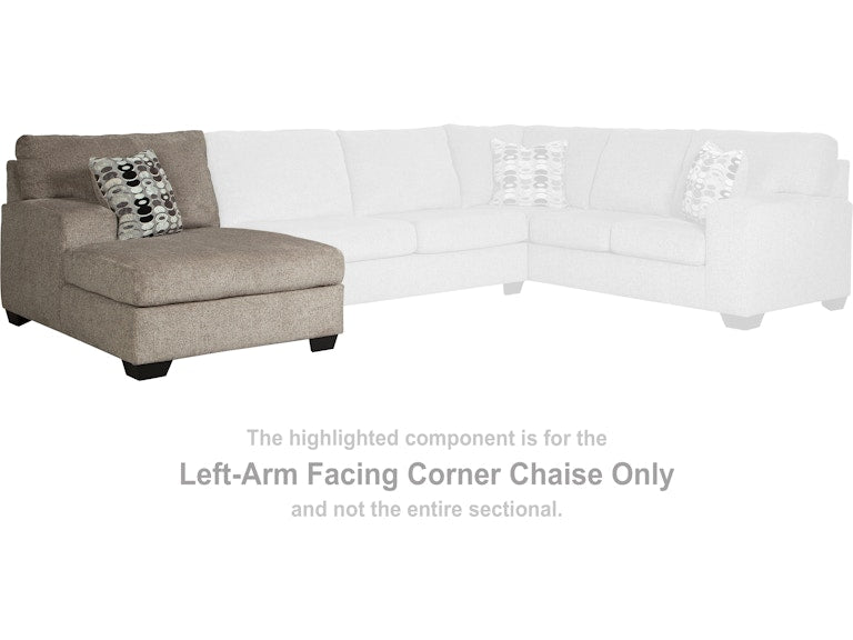 Ballinasloe Platinum Sectional Left Hand Facing Corner Chaise