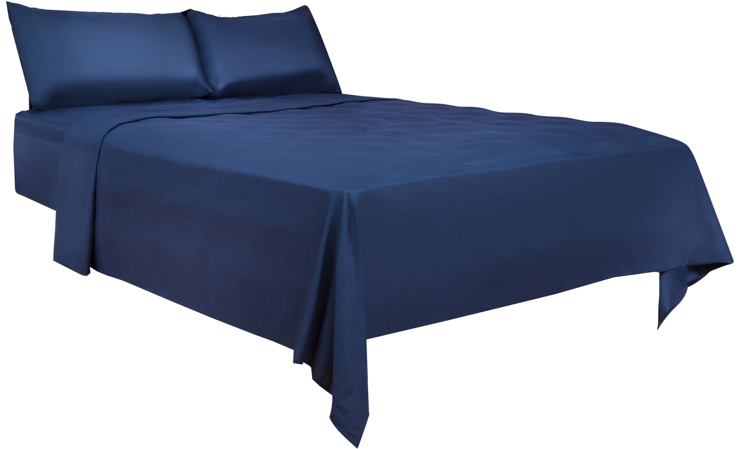 Sapphire Sleep (Slumbershield Home) Premium Microfiber Sheet Set - NAVY - Packs of 6