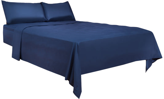 Sapphire Sleep (Slumbershield Home) Premium Microfiber Sheet Set - NAVY - Packs of 6