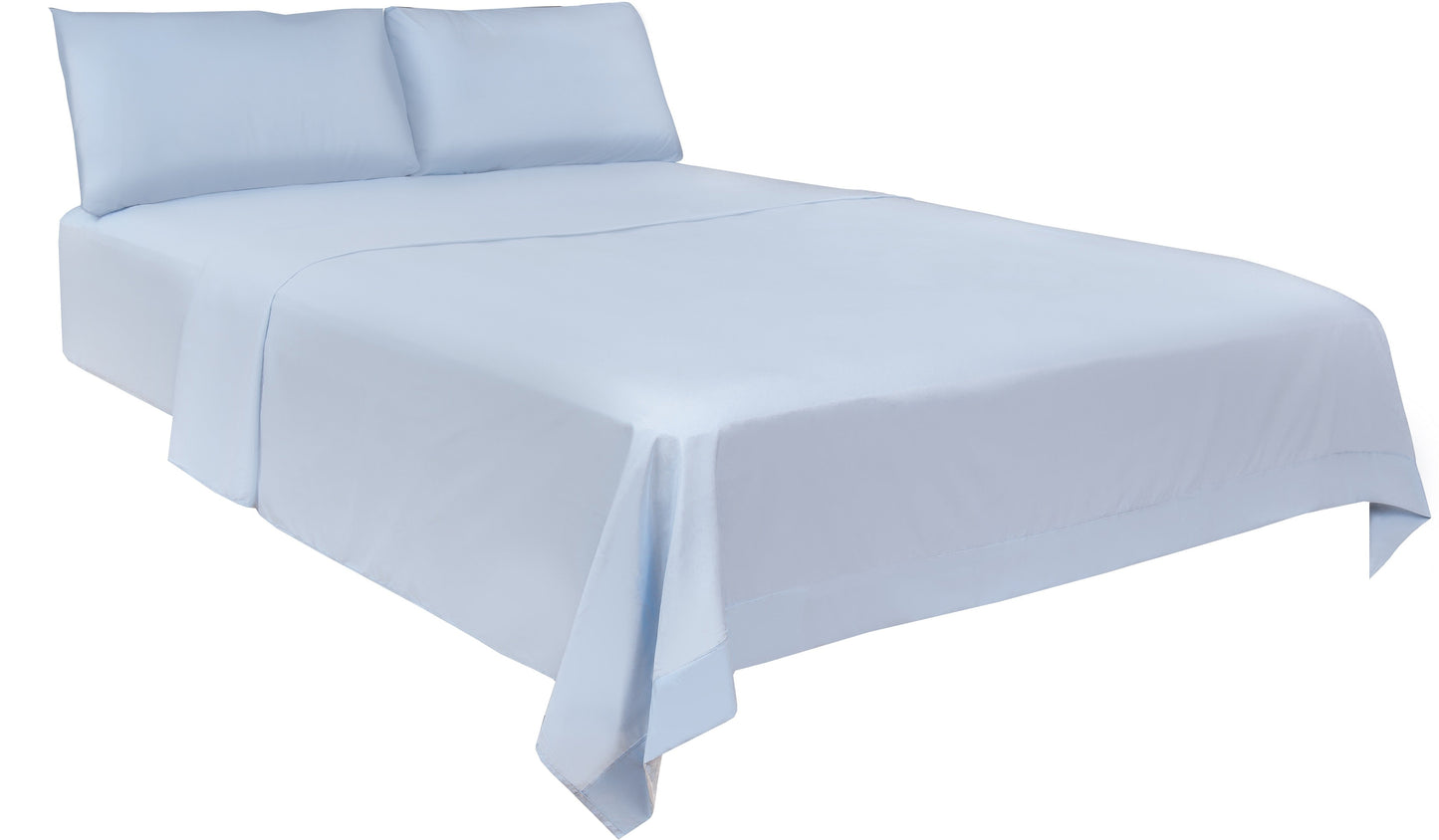 Sapphire Sleep (Slumbershield Home) Premium Microfiber Sheet Set - LT BLUE - Packs of 6