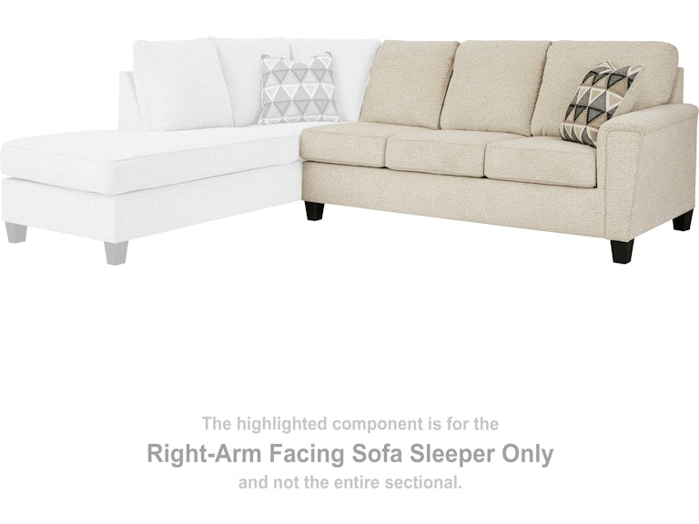 Abinger Natural Sectional Right Hand Facing Sofa Sleeper