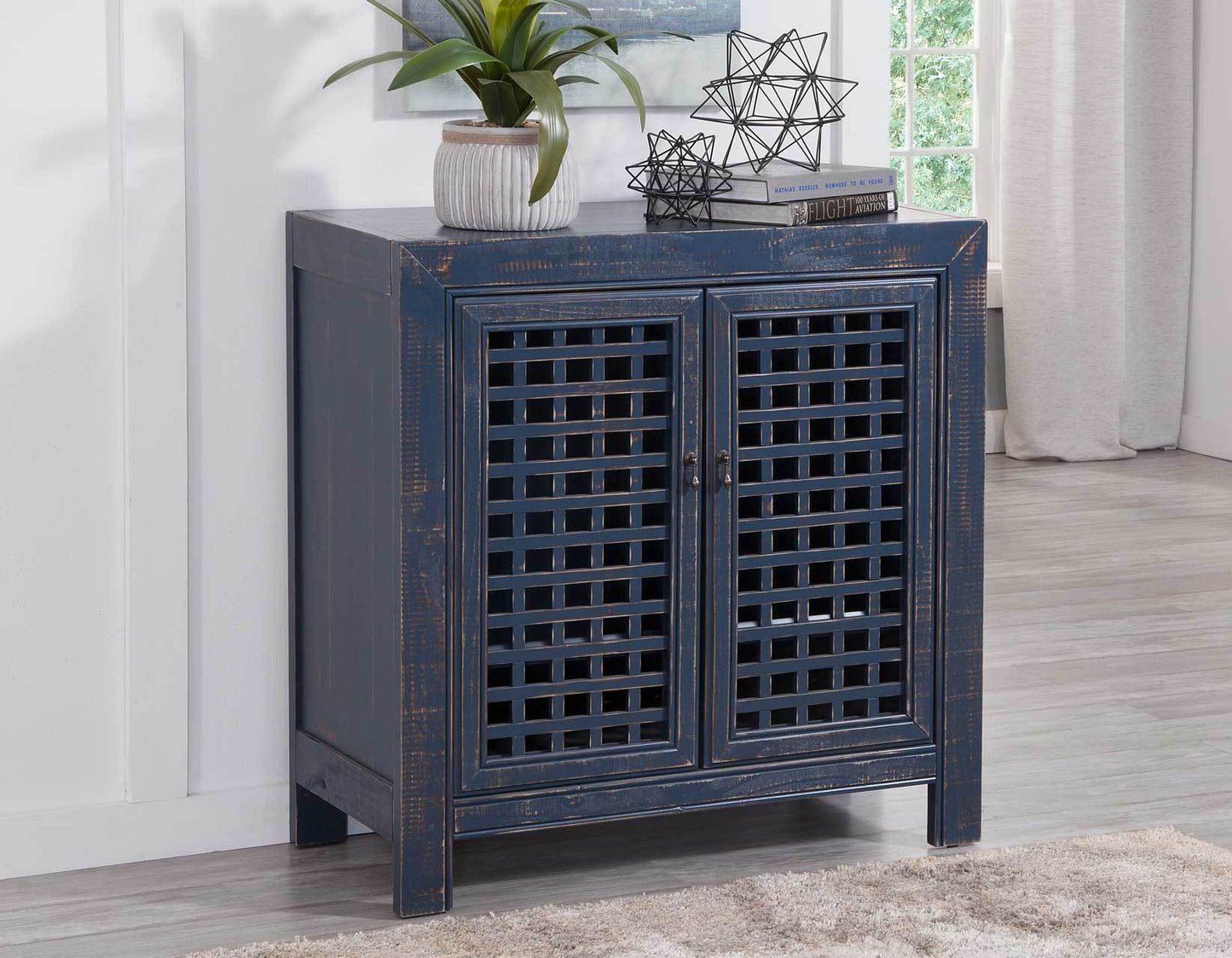Rio Navy Accent Cabinet