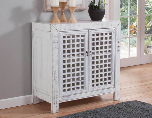 Rio White Accent Cabinet (Closeout)