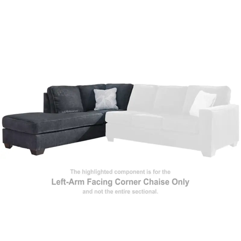 Altari Slate Sectional Left Hand Facing Corner Chaise