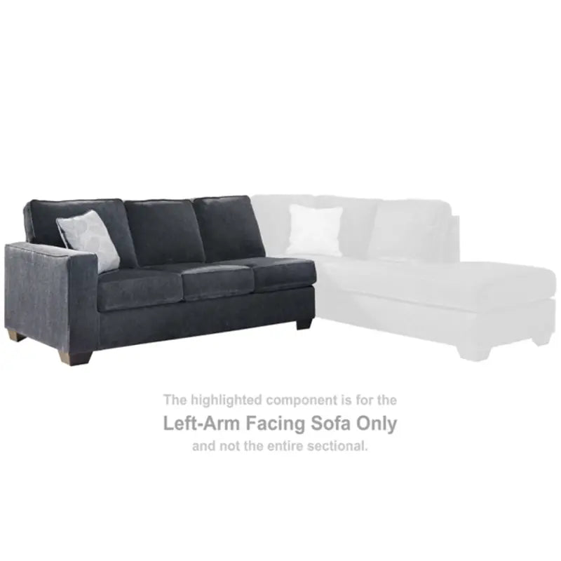Altari Slate Sectional Left Hand Facing Sofa