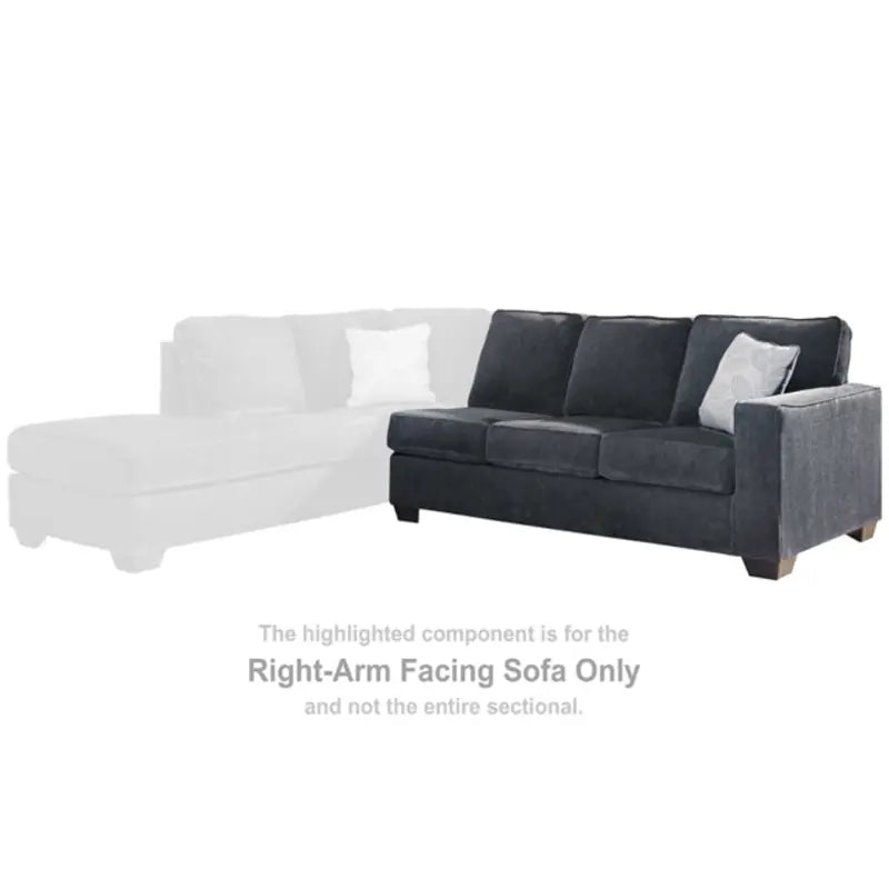 Altari Slate Sectional Right Hand Facing Sofa