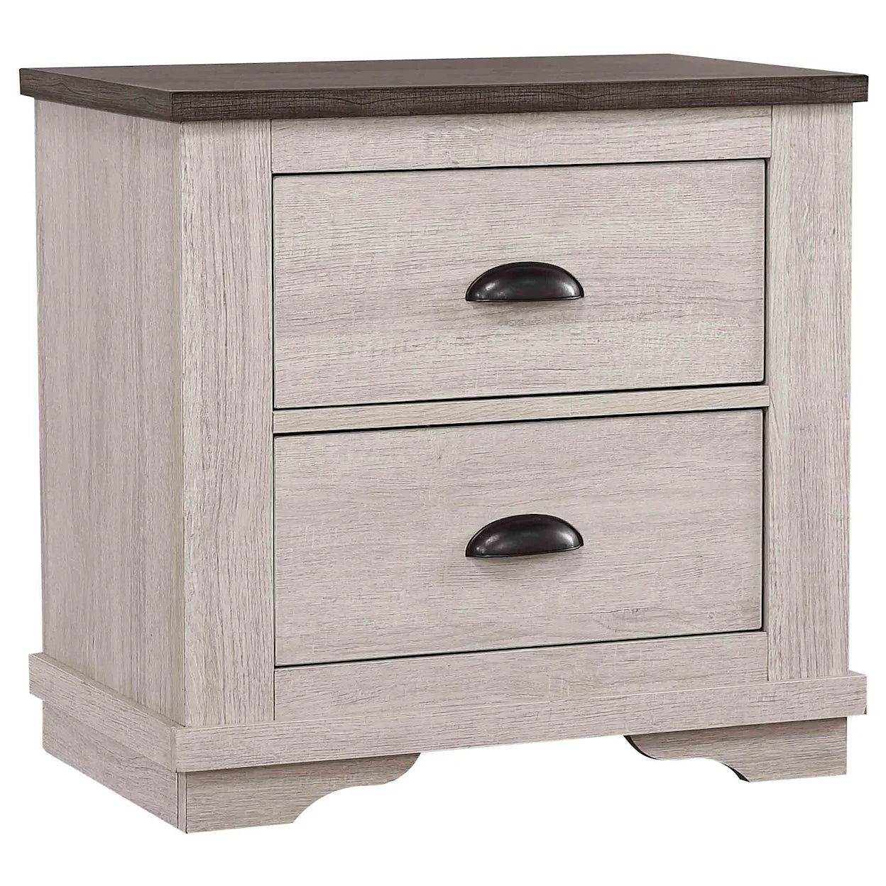 CORALEE CHALK GREY NIGHT STAND