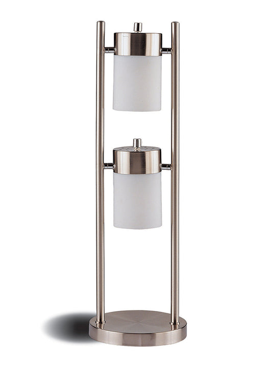 Munson AdjusTable Swivel Table Lamp Brushed Silver