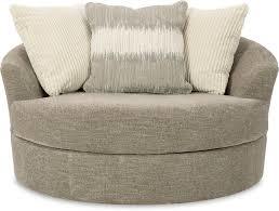 Creswell Stone Oversized Swivel Accent Chair