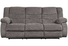 Tulen Gray Manual Reclining Sofa