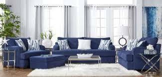 14100 - Cameo Navy Sofa