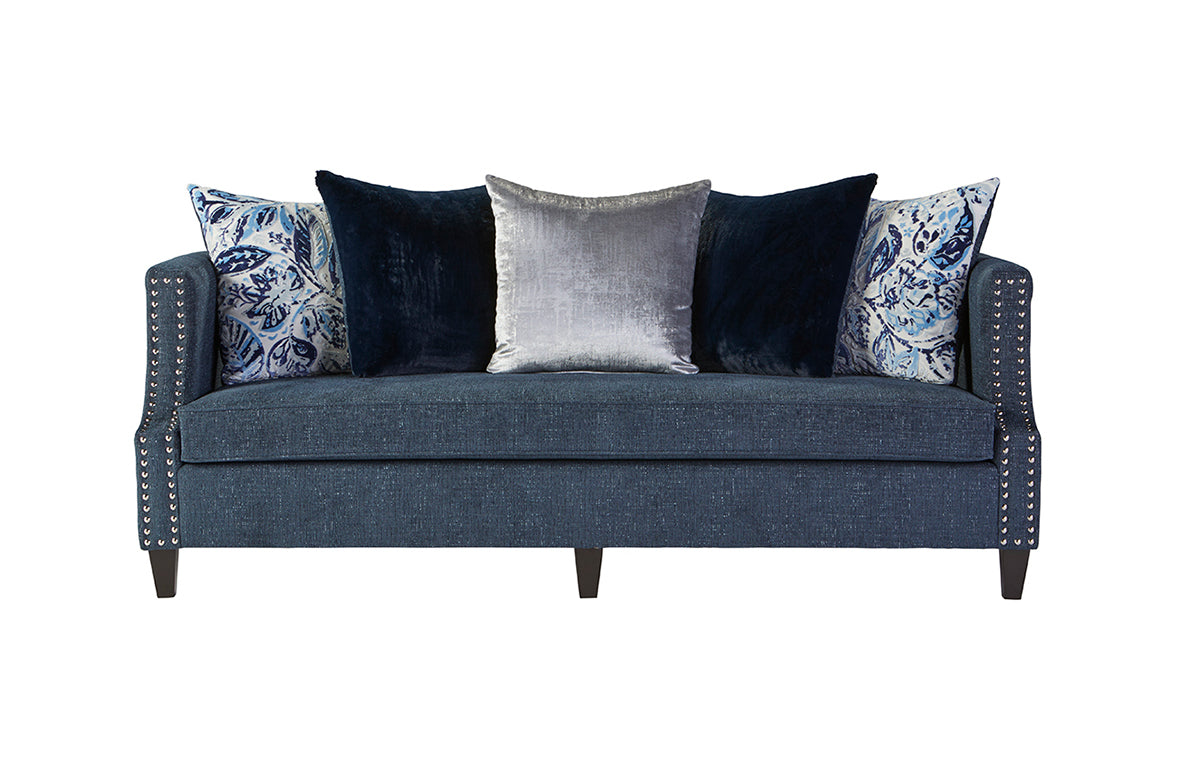 17500 - Simone Indigo Sofa