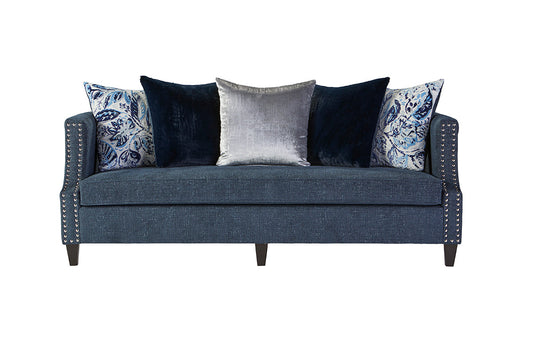 17500 - Simone Indigo Sofa