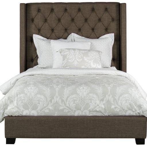 Westerly Queen Upholstered Bed - Brown