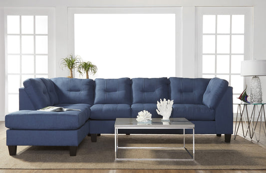 2500 - Jitterbug Denim (Sectional) Left Facing Chaise