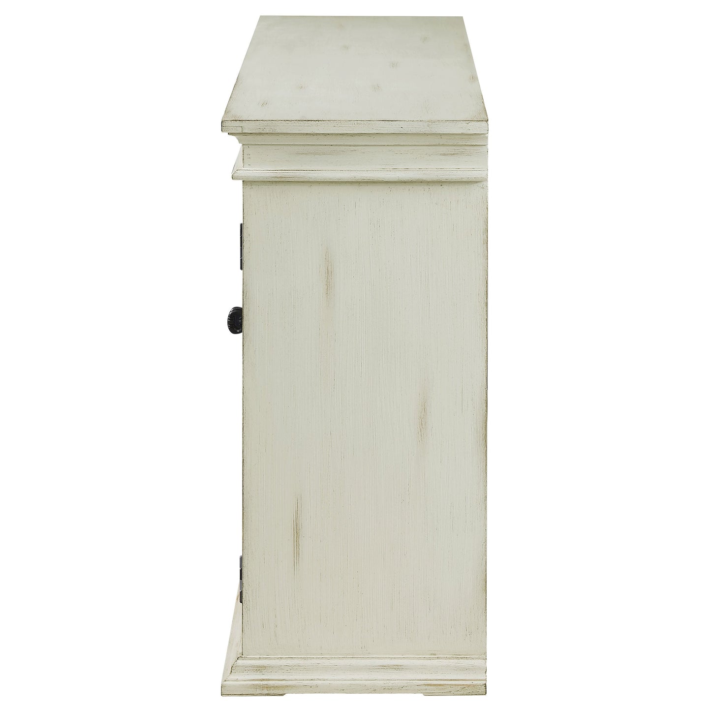 Kiara 4-door Accent Cabinet with AdjusTable Shelves White