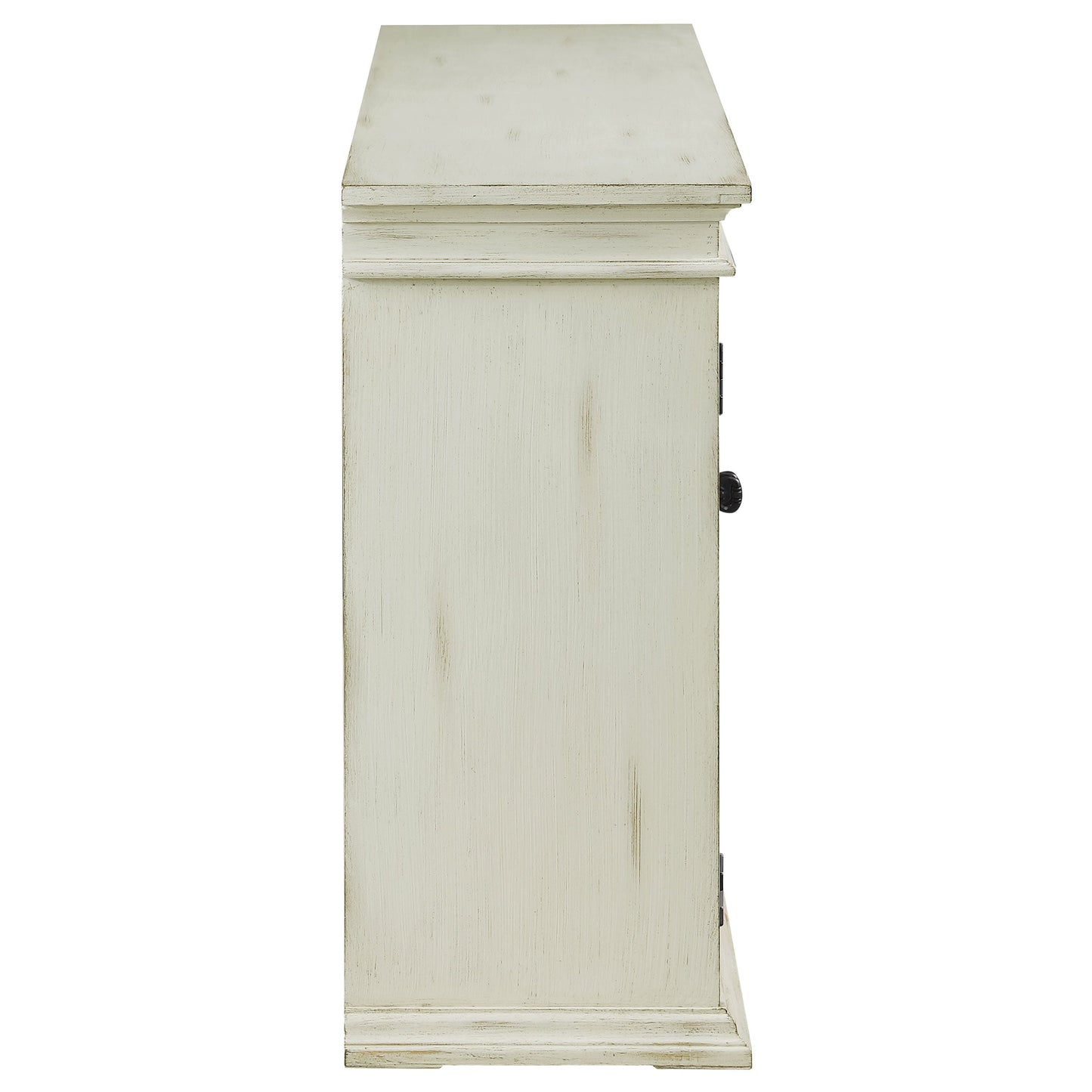 Kiara 4-door Accent Cabinet with AdjusTable Shelves White