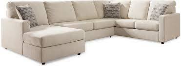 Edenfield Linen Sectional Left Hand Facing Sofa