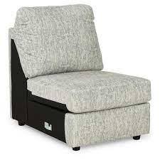 Playwrite Gray Sectional Armless Chair