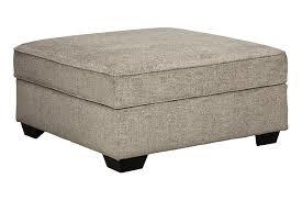 Bovarian Stone Storage Ottoman