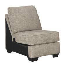 Bovarian Stone Sectional Armless Chair