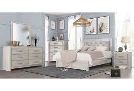 JAYLEN WHITE KING PLATFORM BED IN A BOX