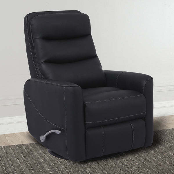 Hercules Black Swivel Glider Recliner