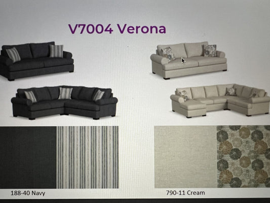 Verona Sectional (188-40 Navy)