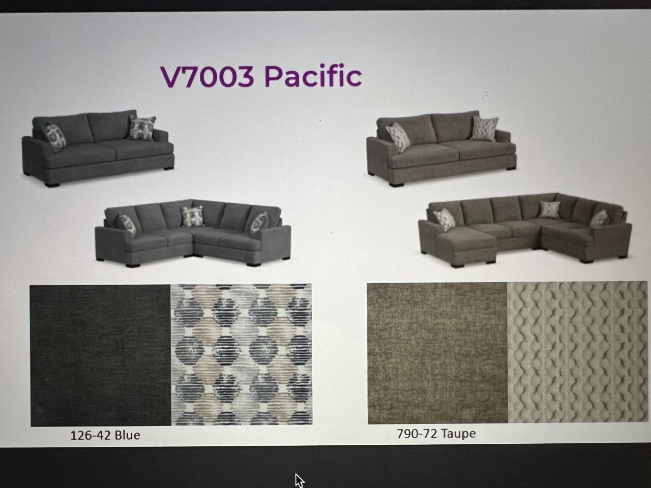 Pacific Sectional (790-72 Taupe)