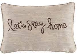 Lets Stay Home Pillow (2 PK)