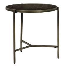 Doraley Brown/Gray Round End Table