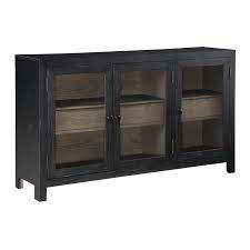 Lenston  Black/Grey Accent Cabinet
