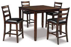 Coviar Counter height table and (4) stools (5/pc)