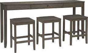 Caitbrook Sofa/dining table & 3 stools (4/CN)