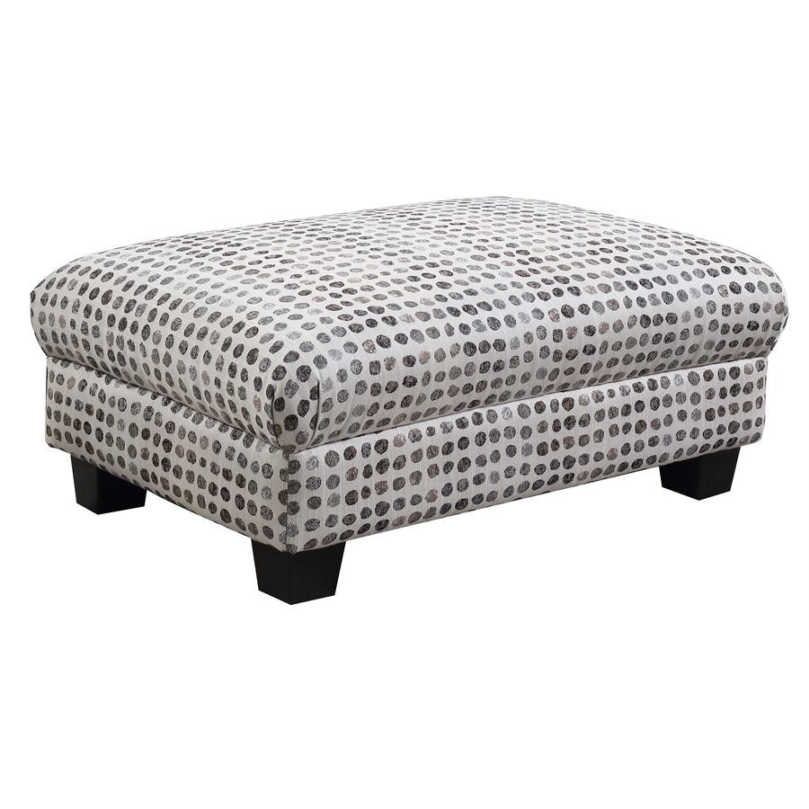 CARTER  OTTOMAN- GREY MULTI