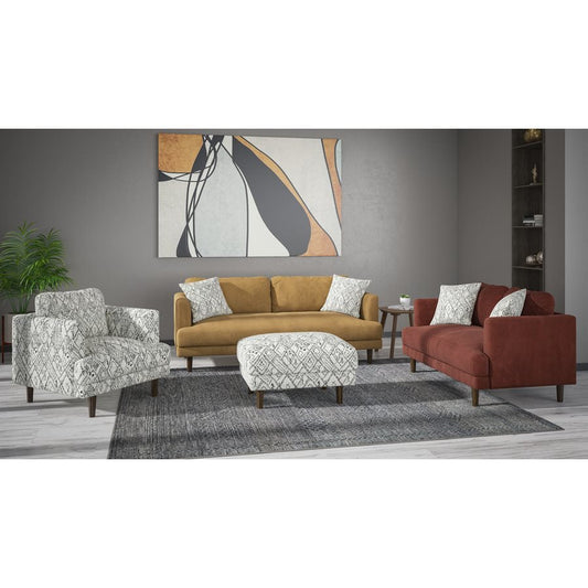 JUNO  SOFA W/2 PILLOWS- MUSTARD